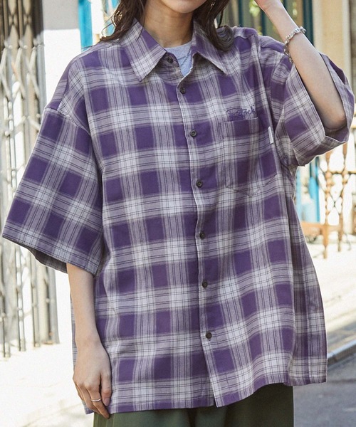 Niche. 半袖シャツ 刺繍 ビッグシルエット 黒 Mサイズ ワンフォークロージング 1111clothing オーバーサイズ Tシャツ