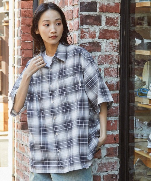 ワンマンライブ“nukariari”グッズ 隠れ刺繍サイン チェックシャツ M