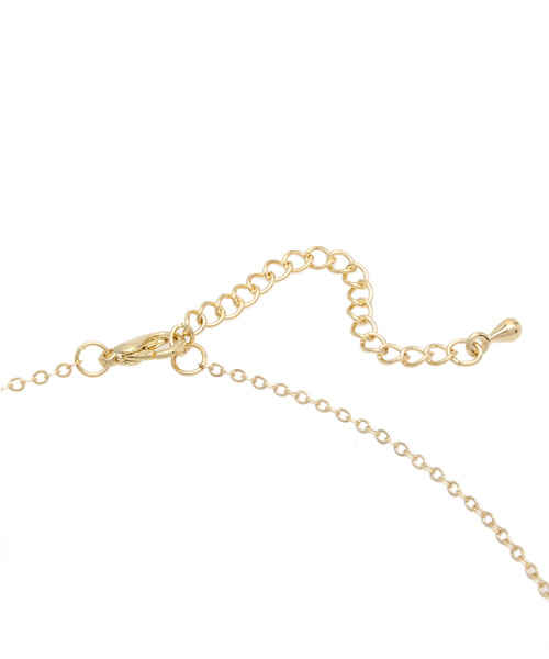 WEGO（ウィゴー）の「WEGO/三角プレートネックレス（ネックレス・レディース・ピンク/ゴールド/ホワイト/シルバー/ブラック・FREE）」の8枚目の写真