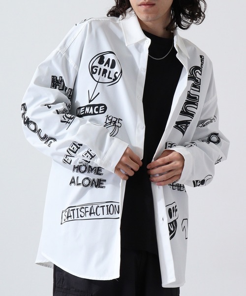 【セール】2ND ARCHIVE モチーフブロード長袖シャツ（シャツ/ブラウス）｜FUNALIVE（ファンアライブ）