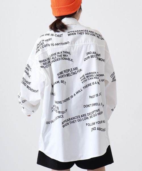 【セール】2ND ARCHIVE モチーフブロード長袖シャツ（シャツ/ブラウス）｜FUNALIVE（ファンアライブ）