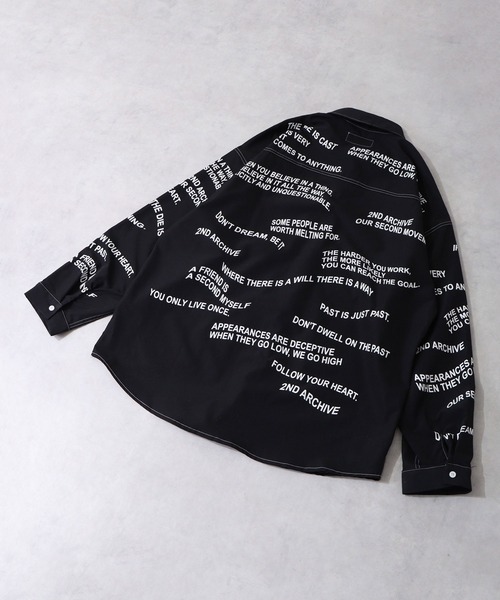【セール】2ND ARCHIVE モチーフブロード長袖シャツ（シャツ/ブラウス）｜FUNALIVE（ファンアライブ）