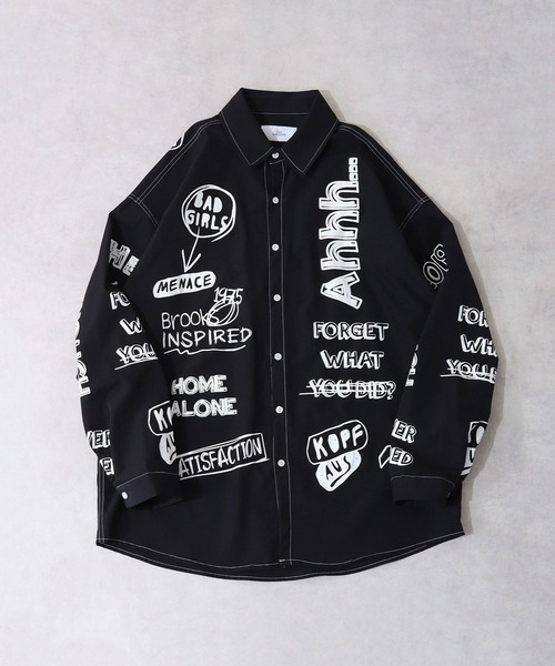 【セール】2ND ARCHIVE モチーフブロード長袖シャツ（シャツ/ブラウス）｜FUNALIVE（ファンアライブ）