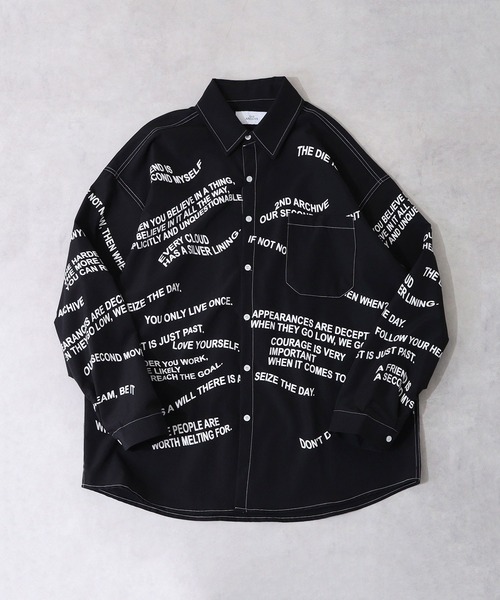 【セール】2ND ARCHIVE モチーフブロード長袖シャツ（シャツ/ブラウス）｜FUNALIVE（ファンアライブ）
