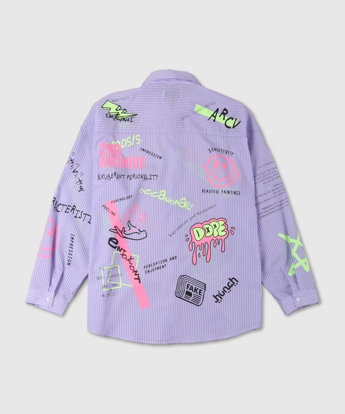 【セール】2ND ARCHIVE モチーフブロード長袖シャツ（シャツ/ブラウス）｜FUNALIVE（ファンアライブ）