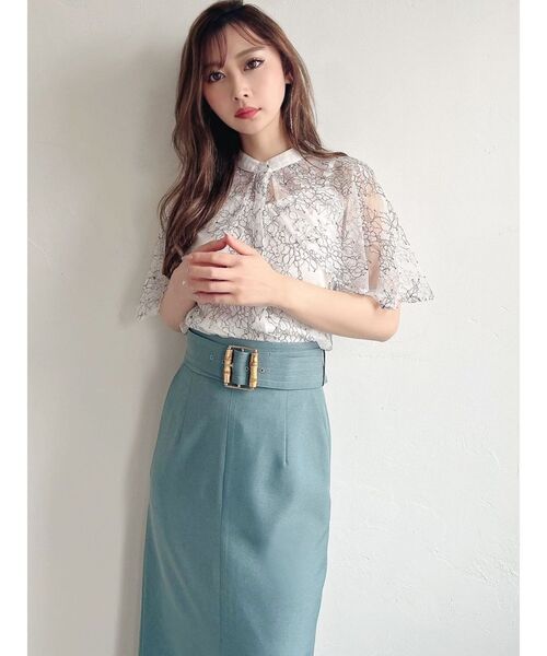 RESEXXY（リゼクシー）の「ケープデザインレースブラウス（シャツ/ブラウス・レディース・ホワイト/その他1/ブラック・FREE）」の16枚目の写真