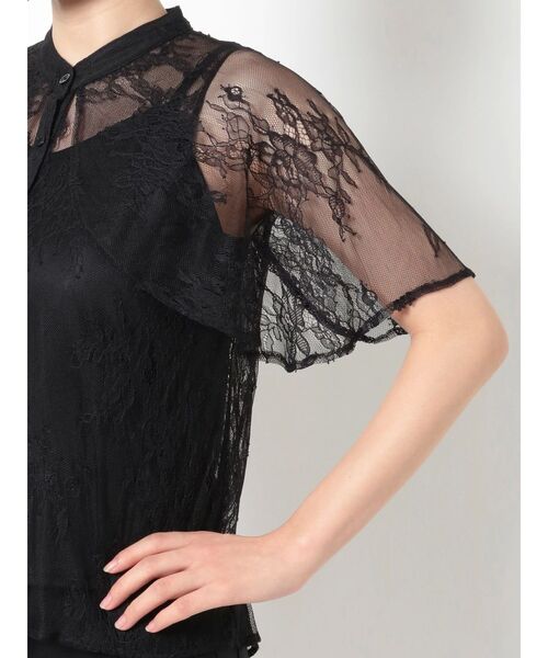 RESEXXY（リゼクシー）の「ケープデザインレースブラウス（シャツ/ブラウス・レディース・ホワイト/その他1/ブラック・FREE）」の21枚目の写真