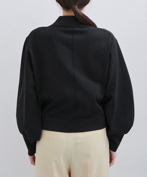 ADAM ET ROPE'(アダムエロペ)の「【サステナブル・UVカット】クロップドZIPカーディガン(カーディガン/ボレロ・レディース・ブラック/ベージュ/ピンク・FREE)」の13枚目の写真