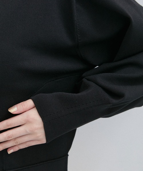 ADAM ET ROPE'(アダムエロペ)の「【サステナブル・UVカット】クロップドZIPカーディガン(カーディガン/ボレロ・レディース・ブラック/ベージュ/ピンク・FREE)」の17枚目の写真