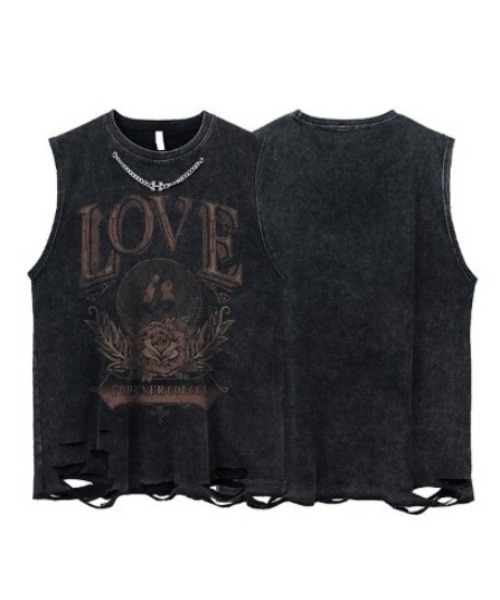 old L.G.B. ノースリーブカットソー ダメージ加工 名作 アーカイブ old L.G.B. ノースリーブカットソー ダメージ加工 名作 アーカイブ