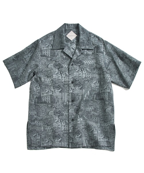 ETHOSENS/エトセンス】Jaquard SS shirts（シャツ/ブラウス