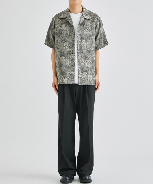 STUDIOUS(ステュディオス)の「【ETHOSENS/エトセンス】Jaquard SS shirts(シャツ/ブラウス・メンズ・ベージュ/ブルー・1/2)」の17枚目の写真