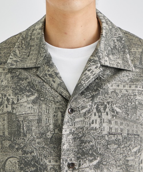 STUDIOUS(ステュディオス)の「【ETHOSENS/エトセンス】Jaquard SS shirts(シャツ/ブラウス・メンズ・ベージュ/ブルー・1/2)」の11枚目の写真