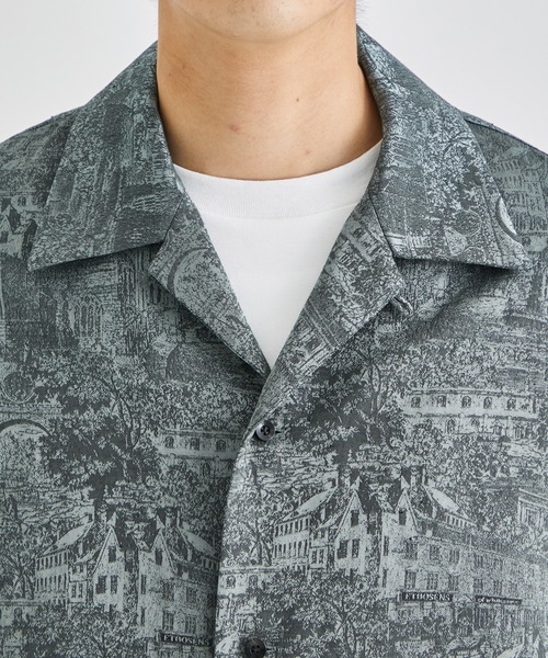STUDIOUS(ステュディオス)の「【ETHOSENS/エトセンス】Jaquard SS shirts(シャツ/ブラウス・メンズ・ベージュ/ブルー・1/2)」の12枚目の写真