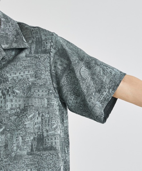 STUDIOUS(ステュディオス)の「【ETHOSENS/エトセンス】Jaquard SS shirts(シャツ/ブラウス・メンズ・ベージュ/ブルー・1/2)」の14枚目の写真