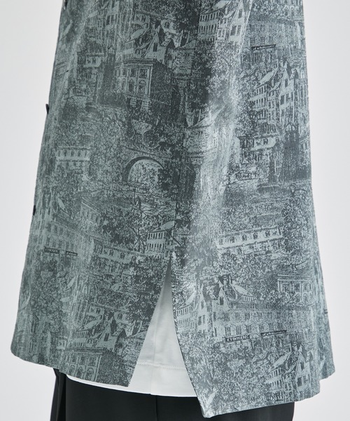 STUDIOUS(ステュディオス)の「【ETHOSENS/エトセンス】Jaquard SS shirts(シャツ/ブラウス・メンズ・ベージュ/ブルー・1/2)」の8枚目の写真