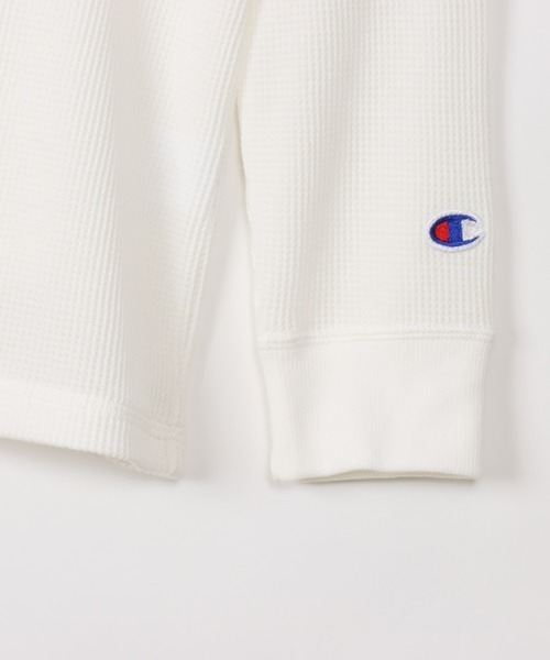 Champion（チャンピオン）の「Champion/チャンピオン　LONG SLEEVE T-SHIRT（Tシャツ/カットソー・キッズ・オリーブ/ブラック/オフホワイト/チャコールグレー/ダークグリーン/モカ/オレンジ・130/140/150/160/120）」の9枚目の写真
