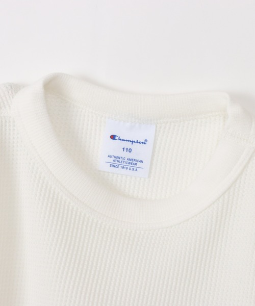 Champion（チャンピオン）の「Champion/チャンピオン　LONG SLEEVE T-SHIRT（Tシャツ/カットソー・キッズ・オリーブ/ブラック/オフホワイト/チャコールグレー/ダークグリーン/モカ/オレンジ・130/140/150/160/120）」の11枚目の写真