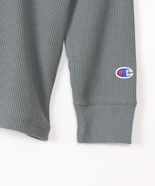 Champion（チャンピオン）の「Champion/チャンピオン　LONG SLEEVE T-SHIRT（Tシャツ/カットソー・キッズ・オリーブ/ブラック/オフホワイト/チャコールグレー/ダークグリーン/モカ/オレンジ・130/140/150/160/120）」の15枚目の写真