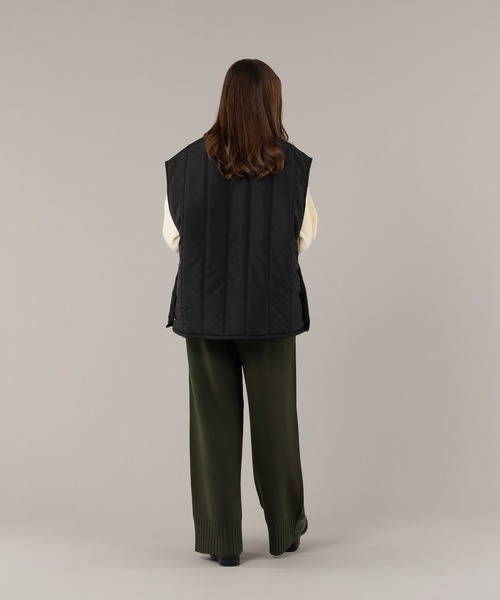 SELLE GLANT（セレグランテ）の「QUILTING OPEN VEST/キルティングオープンベスト（ベスト・メンズ・ブラック/グレイッシュベージュ・MEDIUM/LARGE）」の7枚目の写真