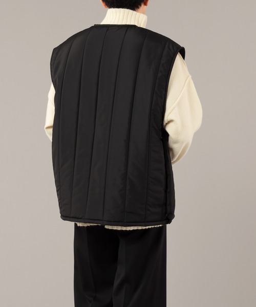 SELLE GLANT（セレグランテ）の「QUILTING OPEN VEST/キルティングオープンベスト（ベスト・メンズ・ブラック/グレイッシュベージュ・MEDIUM/LARGE）」の13枚目の写真