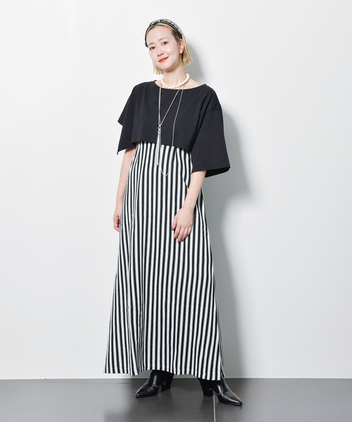 CITYSHOP（シティーショップ）の「RUSSELL STRIPE スカート