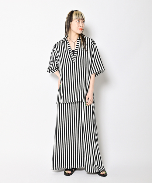 cityshop ストライプ CITYSHOP（シティーショップ）の「RUSSELL STRIPE スカート（スカート