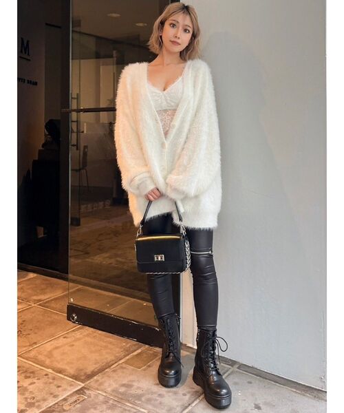 GYDA（ジェイダ）の「H/W KNEE ZIPレギンス（レギンス/スパッツ・レディース・ブラック・SMALL）」の13枚目の写真