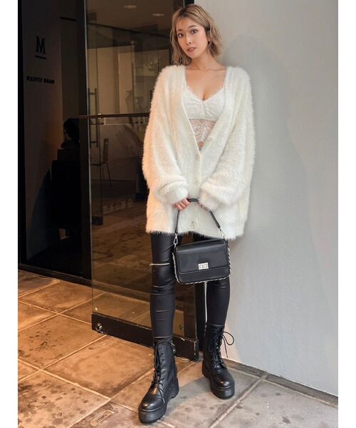 GYDA（ジェイダ）の「H/W KNEE ZIPレギンス（レギンス/スパッツ・レディース・ブラック・SMALL）」の14枚目の写真