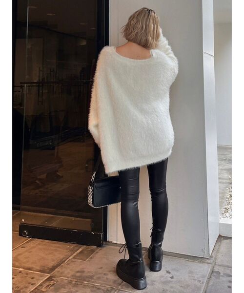 GYDA（ジェイダ）の「H/W KNEE ZIPレギンス（レギンス/スパッツ・レディース・ブラック・SMALL）」の15枚目の写真