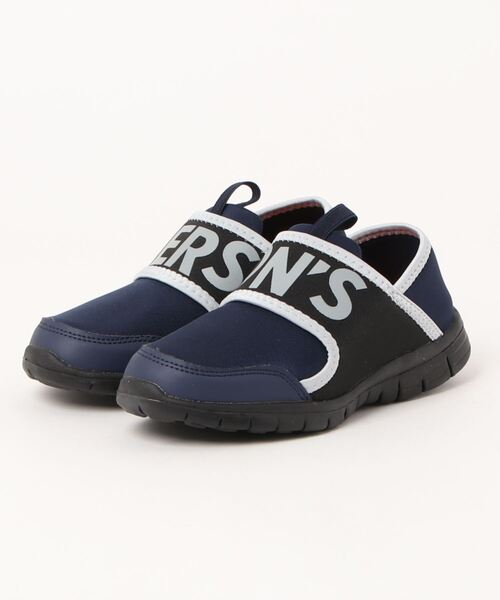 PERSON'S（パーソンズ）の「【PERSON’S】パーソンズ　ジュニアスリッポンスニーカー　PSJ-022（スニーカー・キッズ・ネイビー/ブラック/グリーン系カモフラージュ/グレー/サックスブルー/ピンク・19.0cm/23.0cm/20.0cm/21.0cm/22.0cm）」の4枚目の写真