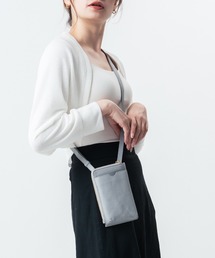 MURA | フルグレイン シュリンクレザー L字ファスナー財布付き スマホショルダー(ショルダーバッグ)