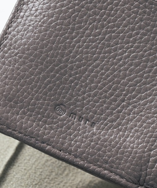 MURA(ムラ)の「フルグレイン シュリンクレザー L字ファスナー財布付き スマホショルダー(ショルダーバッグ・レディース・ライトグレー/チャコールグレー/ブラック/ダークブラウン/ピンク・FREE)」の18枚目の写真