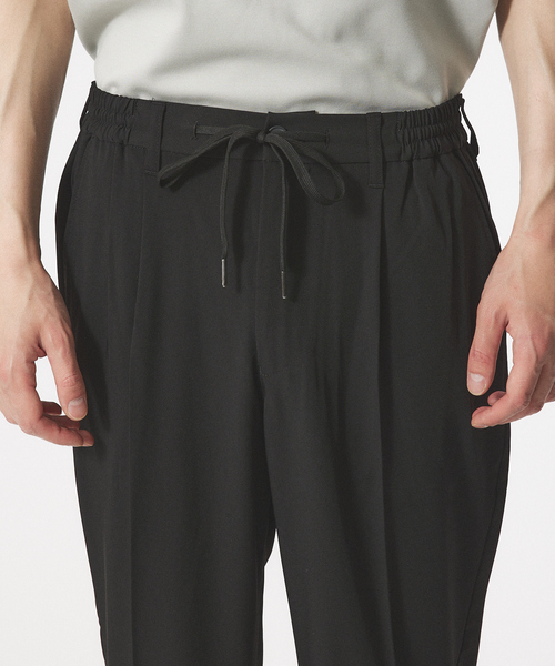 AH ABAHOUSE（エーエイチアバハウス）の「【AH ABAHOUSE / セットアップ対応】トロミ イージー スラックス（スラックス・メンズ・グレイッシュベージュ/ブラック/グレイッシュブルー/チャコールグレー・46/48）」の5枚目の写真