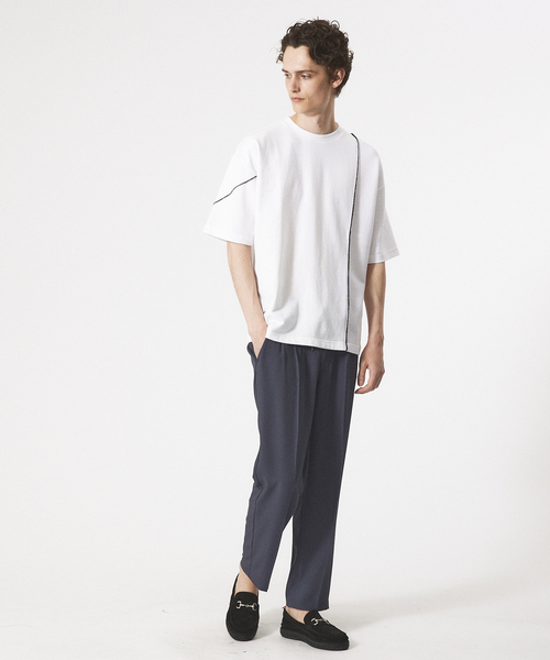 AH ABAHOUSE（エーエイチアバハウス）の「【AH ABAHOUSE / セットアップ対応】トロミ イージー スラックス（スラックス・メンズ・グレイッシュベージュ/ブラック/グレイッシュブルー/チャコールグレー・46/48）」の22枚目の写真