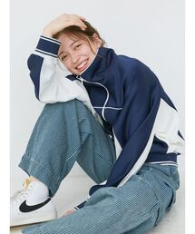 Ungrid | バイカラートラックジャケット(ブルゾン)