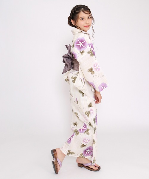 ジュニア変織E生成り浴衣2点セット（浴衣）｜KYOETSU（キョウエツ）