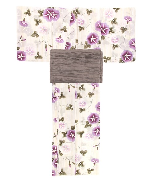 ジュニア変織E生成り浴衣2点セット（浴衣）｜KYOETSU（キョウエツ）