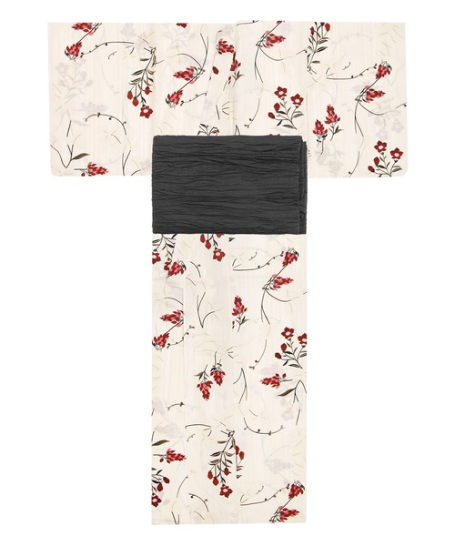 ジュニア変織E生成り浴衣2点セット（浴衣）｜KYOETSU（キョウエツ）