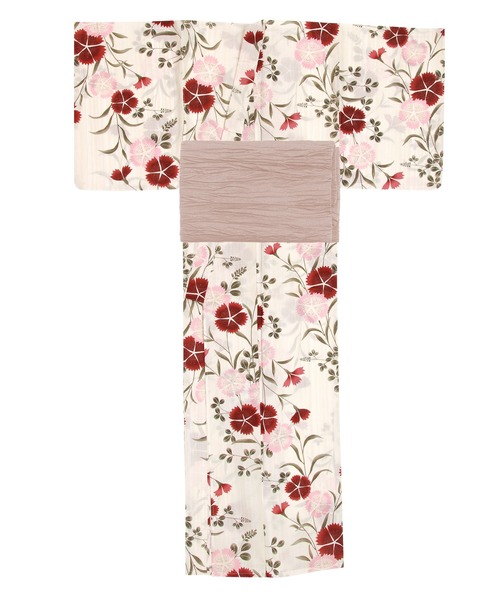 ジュニア変織E生成り浴衣2点セット（浴衣）｜KYOETSU（キョウエツ）