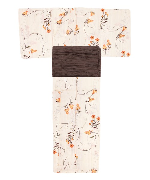 ジュニア変織E生成り浴衣2点セット（浴衣）｜KYOETSU（キョウエツ）