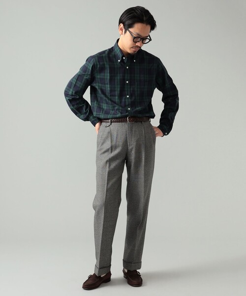 BEAMS F（ビームスエフ）の「BEAMS F / ブラックウォッチ ボタンダウン