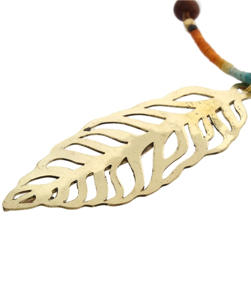 チャイハネ（チャイハネ）の「【チャイハネ】透かしリーフネックレス（ネックレス・レディース・ゴールド/シルバー・FREE）」の5枚目の写真