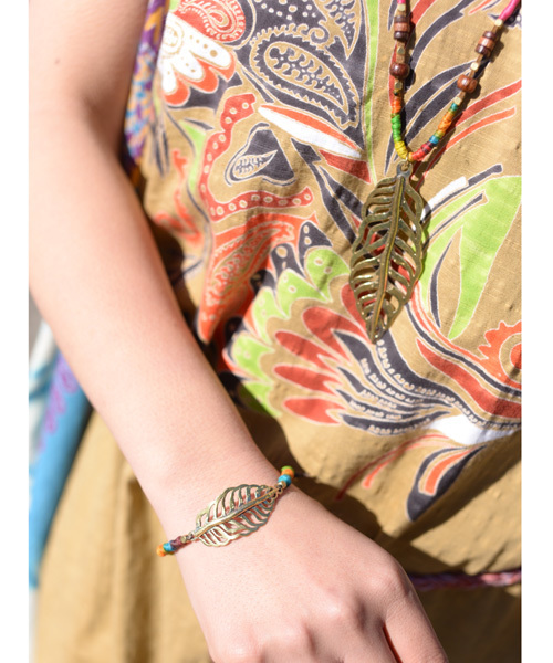 チャイハネ（チャイハネ）の「【チャイハネ】透かしリーフネックレス（ネックレス・レディース・ゴールド/シルバー・FREE）」の11枚目の写真