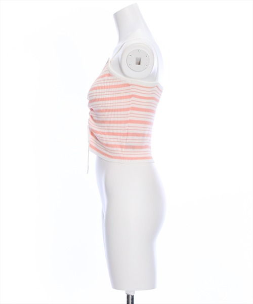 clear（クリア）の「フロントドロストキャミソール ≪2024SS≫（キャミソール・レディース・ベージュ/ブラック/ピンク/グリーン・F）」の9枚目の写真