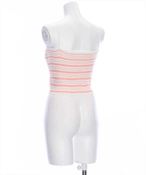 clear（クリア）の「フロントドロストキャミソール ≪2024SS≫（キャミソール・レディース・ベージュ/ブラック/ピンク/グリーン・F）」の10枚目の写真