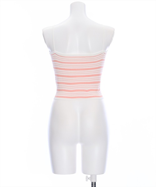 clear（クリア）の「フロントドロストキャミソール ≪2024SS≫（キャミソール・レディース・ベージュ/ブラック/ピンク/グリーン・F）」の11枚目の写真