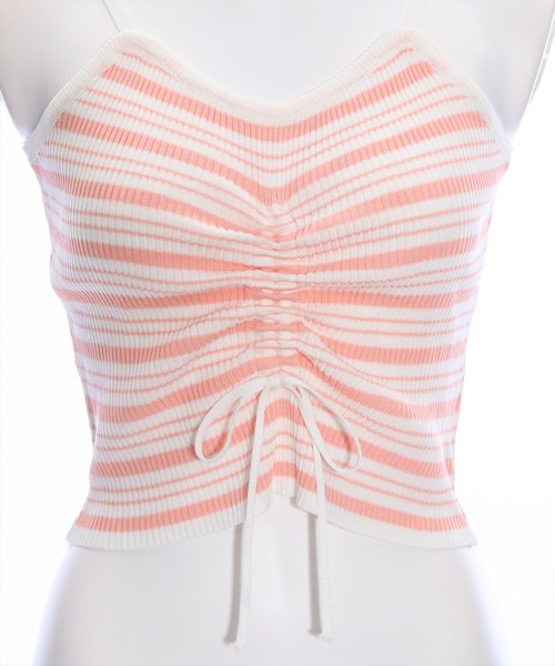 clear（クリア）の「フロントドロストキャミソール ≪2024SS≫（キャミソール・レディース・ベージュ/ブラック/ピンク/グリーン・F）」の12枚目の写真