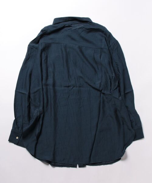 Lull（ルル）の「【Lull / ルル】テンセルシアーオーバーシャツ（シャツ/ブラウス・レディース・ラベンダー/オフホワイト/ピンク/ネイビー・ONESIZE）」の21枚目の写真