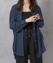 Lull | 【Lull / ルル】テンセルシアーオーバーシャツ(シャツ/ブラウス)